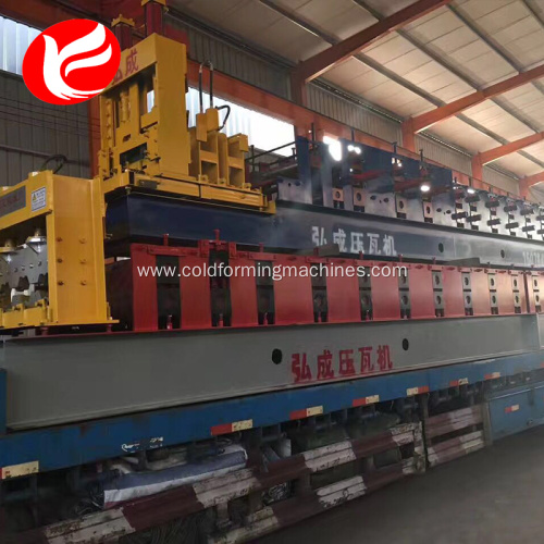 Hydraulic color steel floor deck roll forming machine